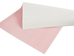 PAPIER DUPLEX 32*50 CM IMPRES. ROSE